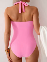 Tie Back One Piece Swimsuit