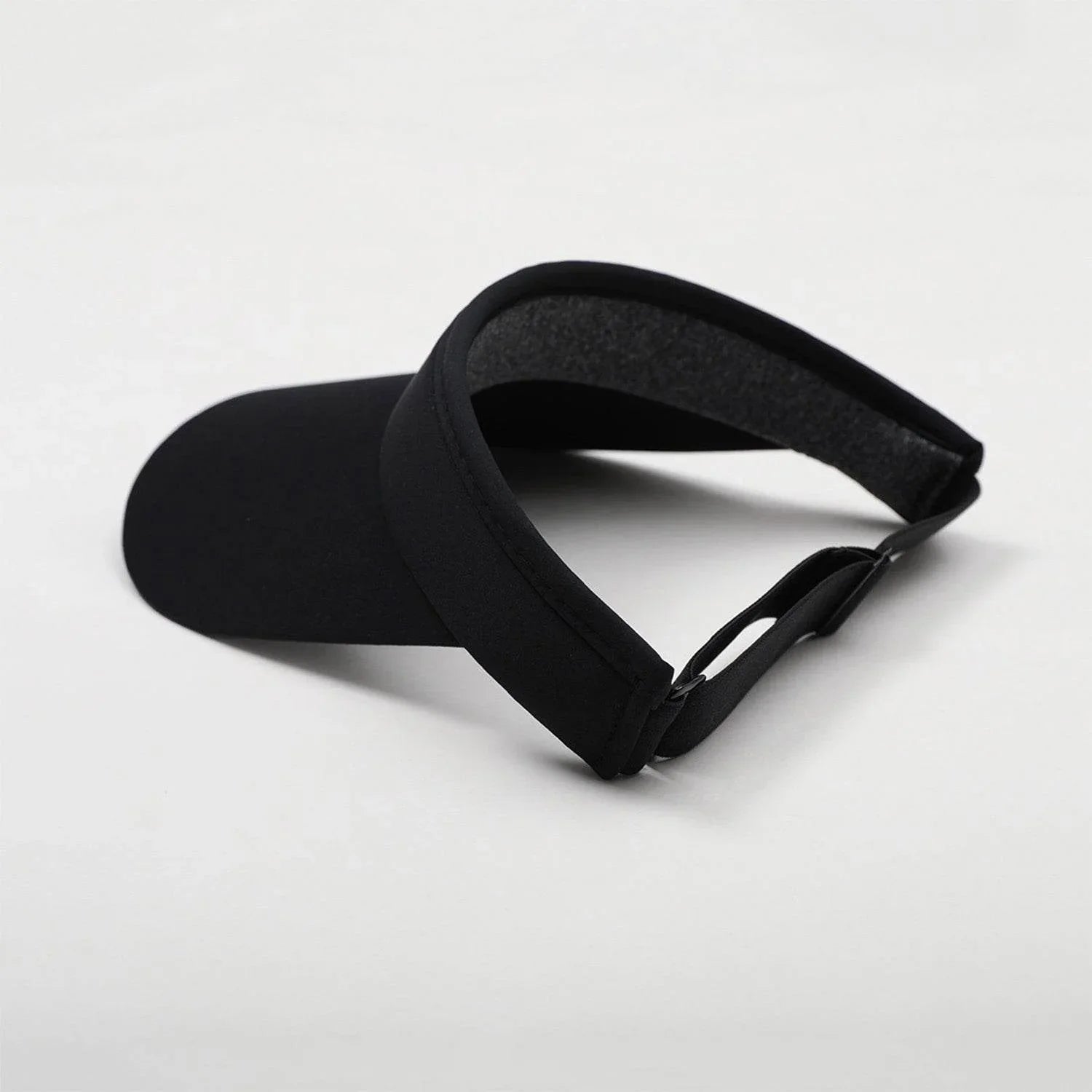 Wide Brim Sports Visor Hats Adjustable Empty Top Cap -