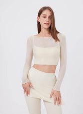 Long Sleeve Mesh Sports T-Shirt