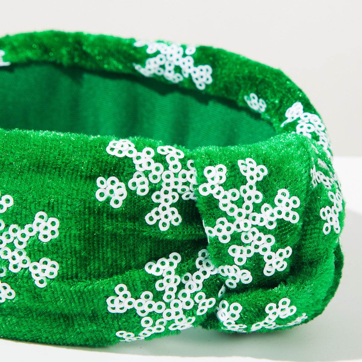Christmas Wide Headband Snowflake Knotted Hair Accessories