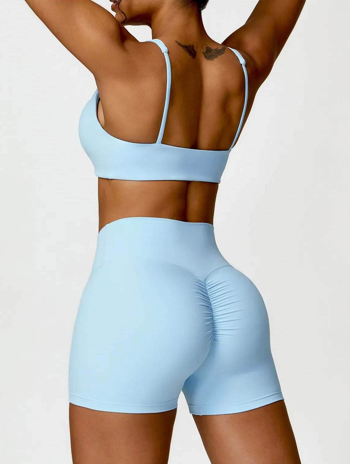 Fitness Clothing Yoga Set With Bra and Shorts