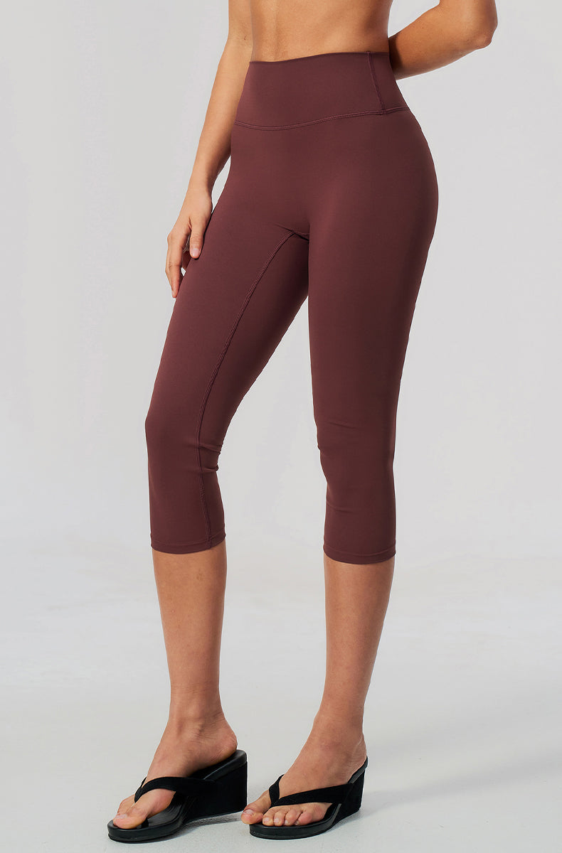 Tummy Control Capri Yoga Leggings