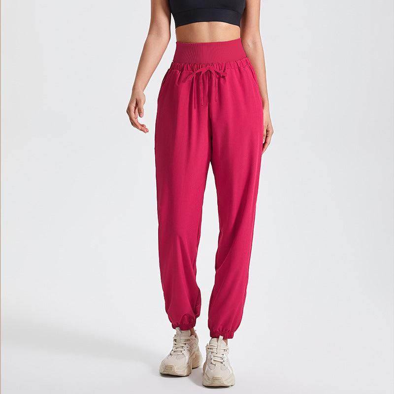 Casual High Waist Sweatpants with Drawstring