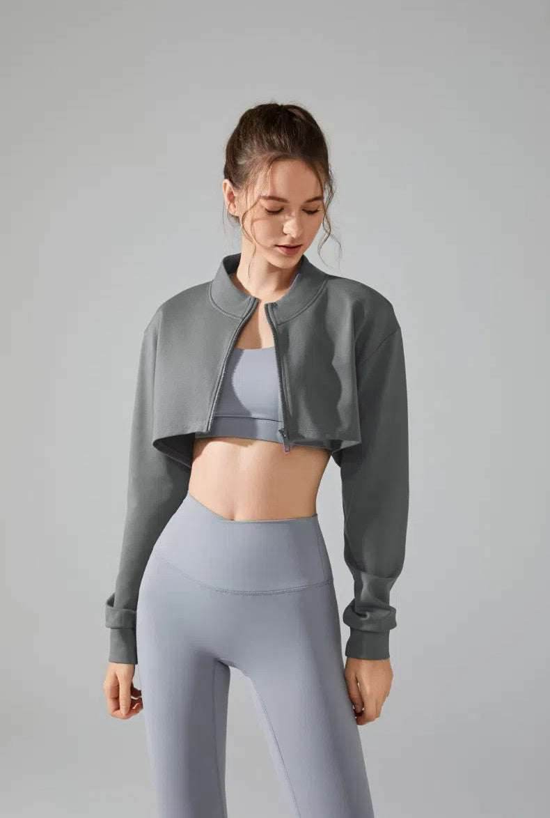 Short Loose Yoga Jacket