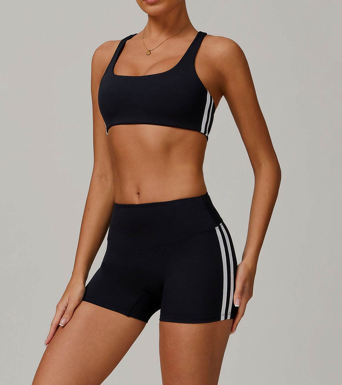 Square Neck Yoga Bra Cami Crop Top