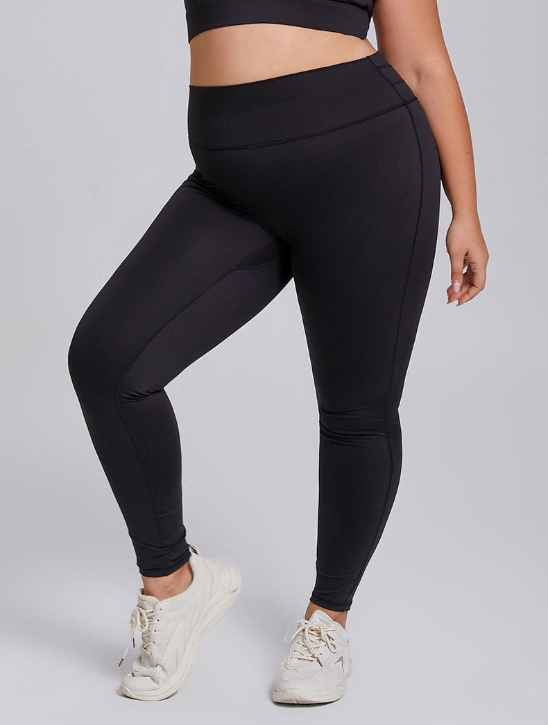 Plus Size High Waist Tummy Control Yoga Leggings