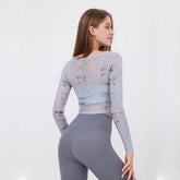 Flower Butterfly Two Pieces Sports T-Shirt