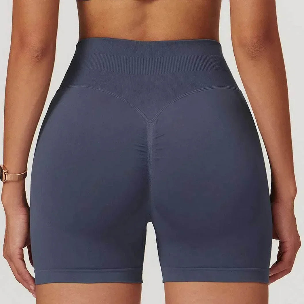 High Waisted Yoga Shorts -
