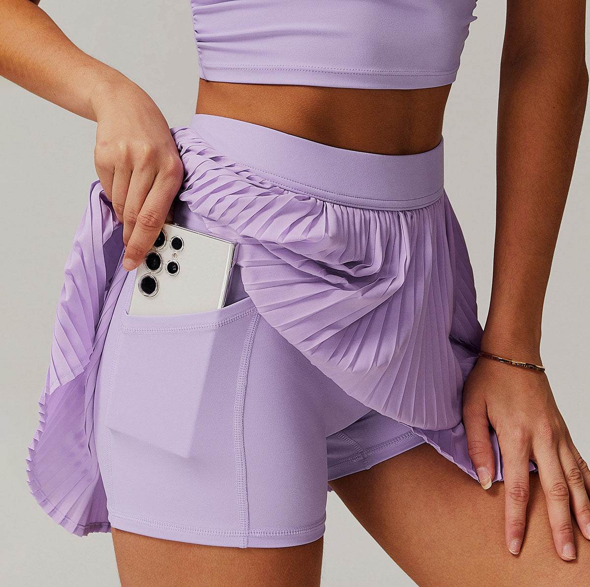 Tennis Accordion Pleated Skirt