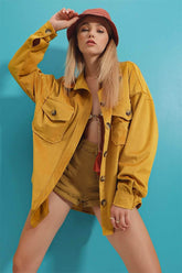 Corduroy Casual Long Sleeve Shirts