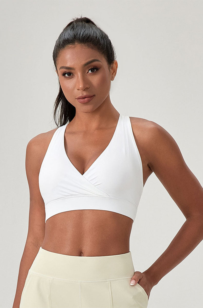 Two Ways Twist Racerback Sports Bra