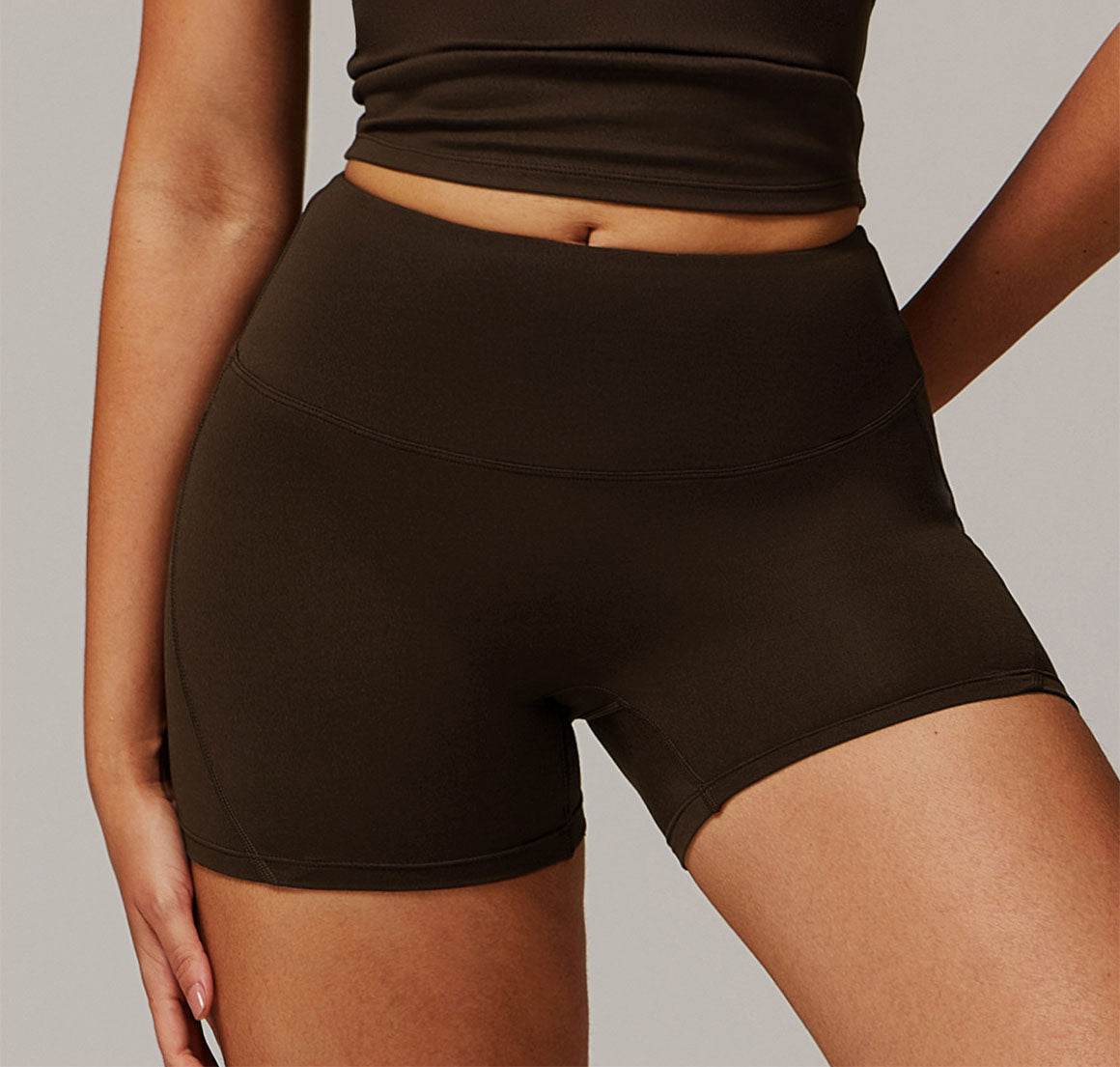 High Waisted Tummy Control Workout Biker Shorts