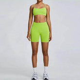 Seamless Sports Bra with Adjustable Straps