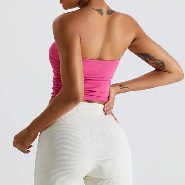 No Strap Bandeau Sports Bra -