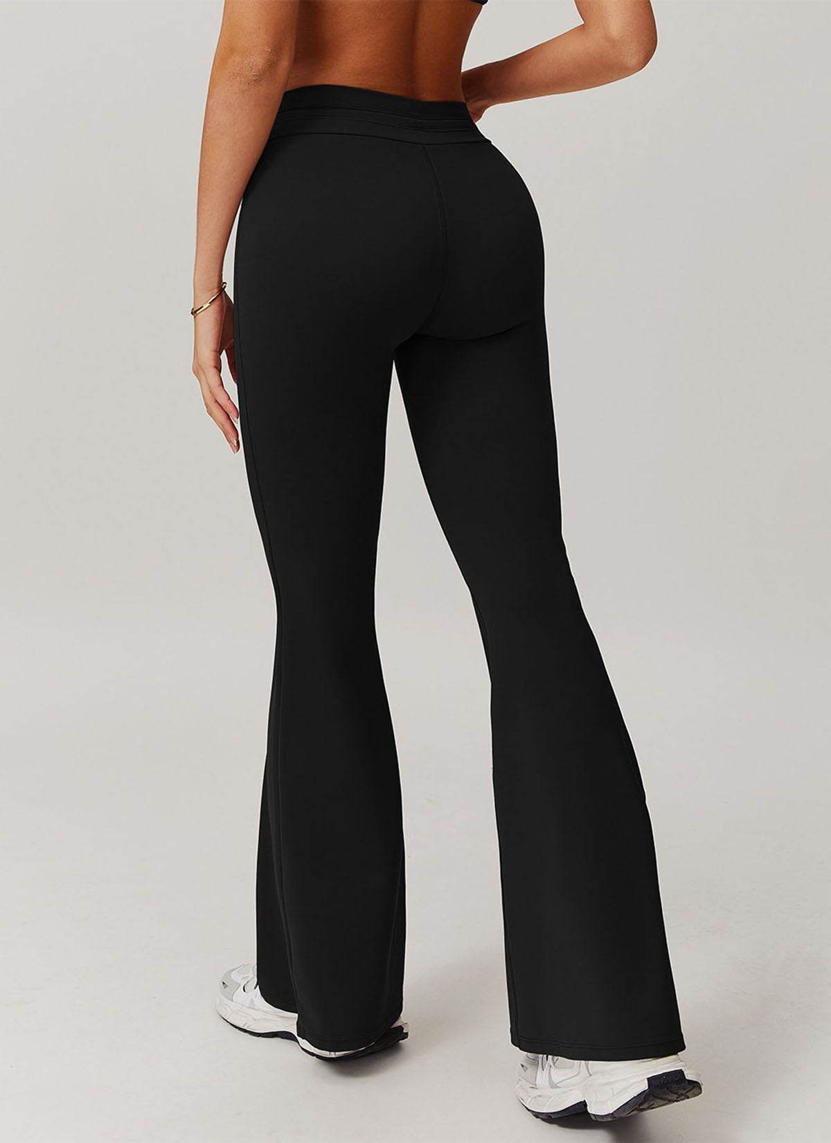 High Waist Wide Leg Yoga Flare Pants