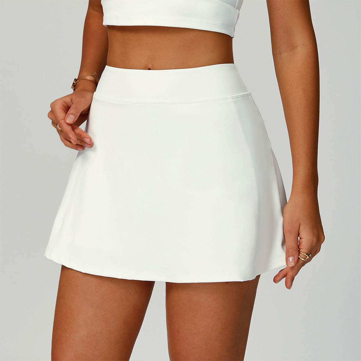 A Line Tennis Golf Skirt with Short and Pockets -