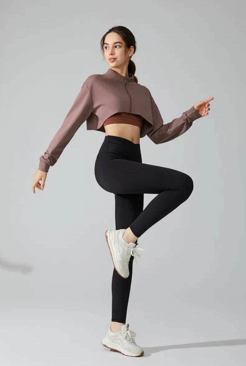 Short Loose Yoga Jacket