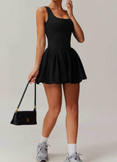 Athletic Tennis Dress With Pocket