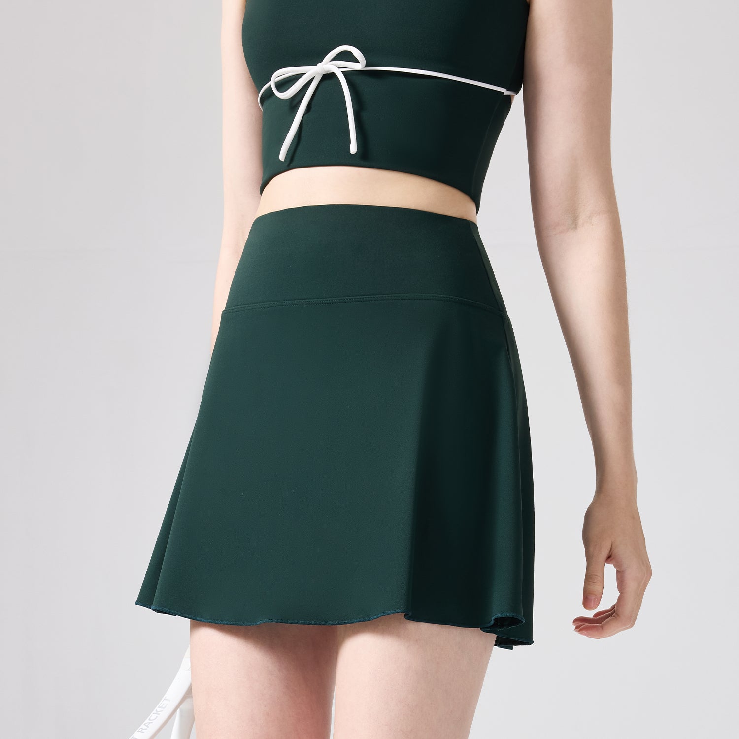 High Waist Golf Tennis Skirts with Built-in Short and Pocket