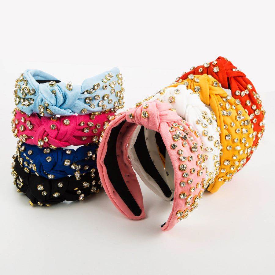 Jeweled Knotted Headband