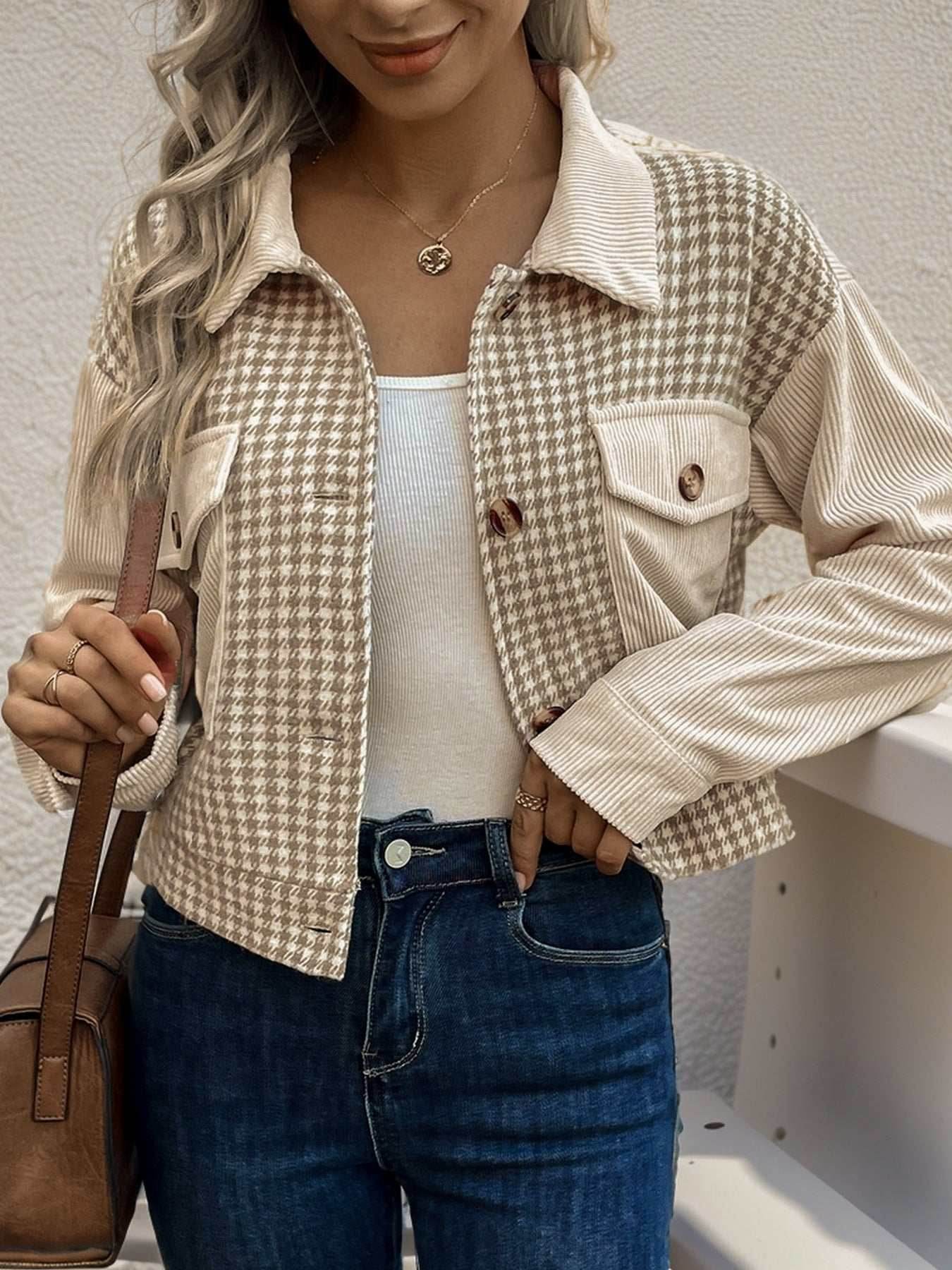 Cropped Corduroy Jackets