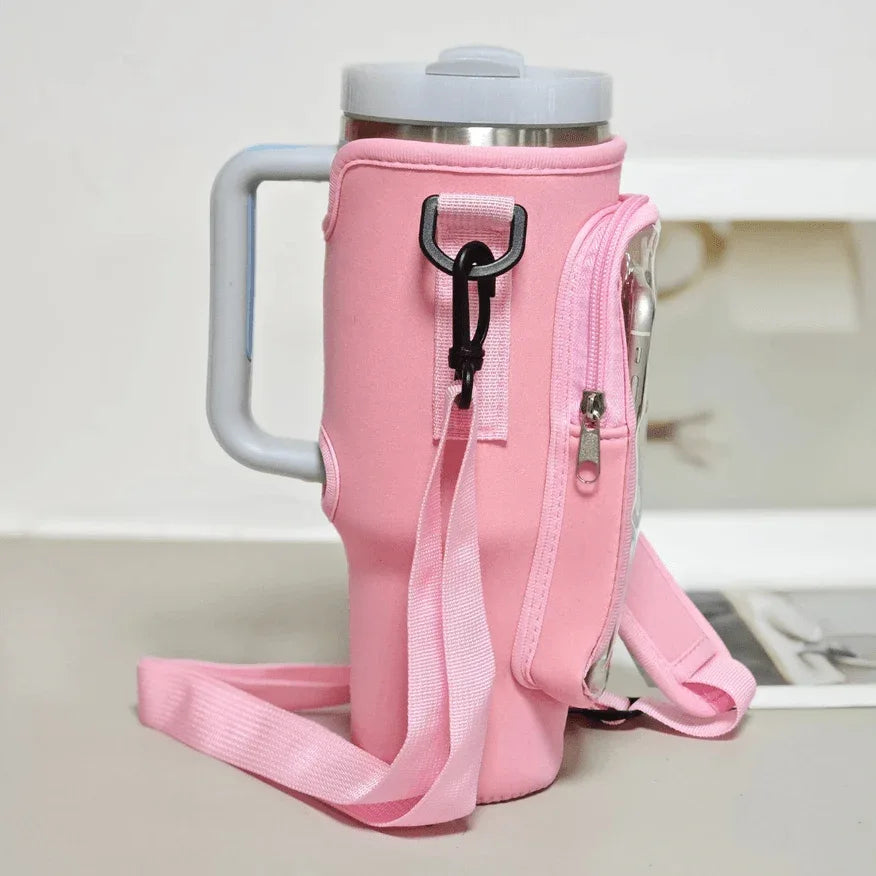 PVC Stanley Water Bottle Carrier Bag for 40oz -