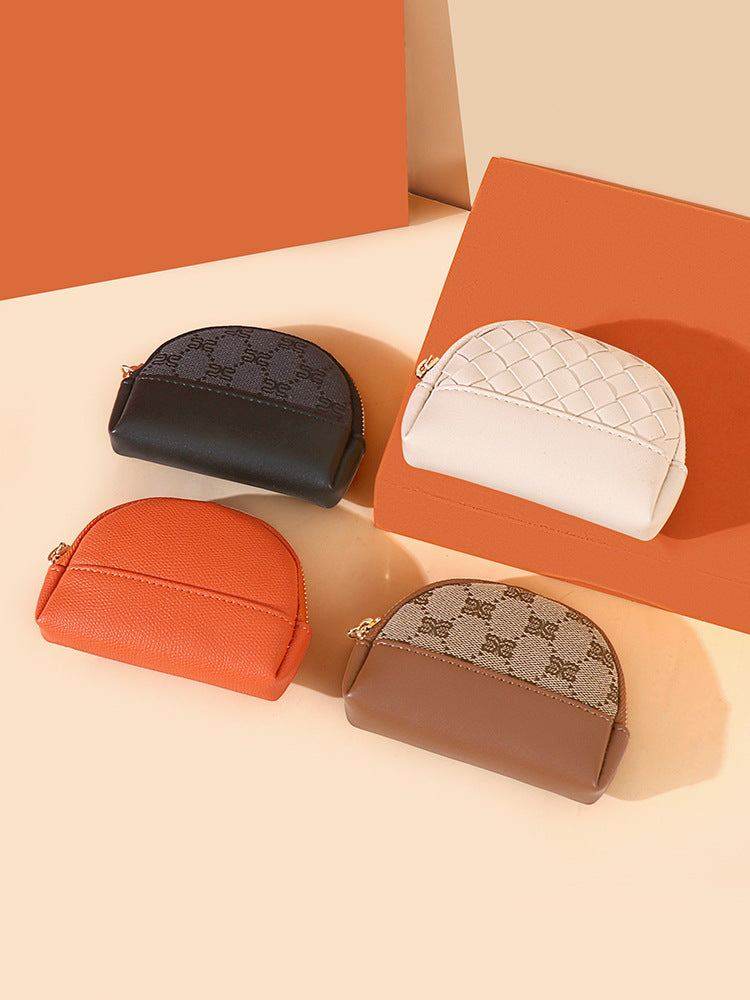 Retro Mini Zipper Short Coin Purse