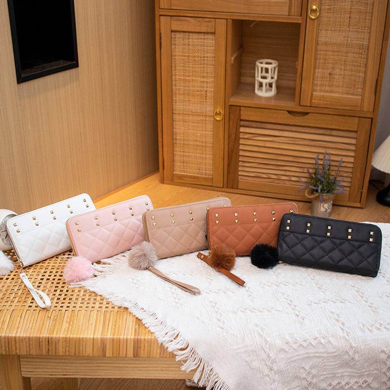 Long PU Leather Clutches Bag