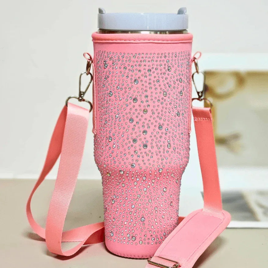 Bling Water Bottle Carrier Bag For Stanley Quencher H2.0 -