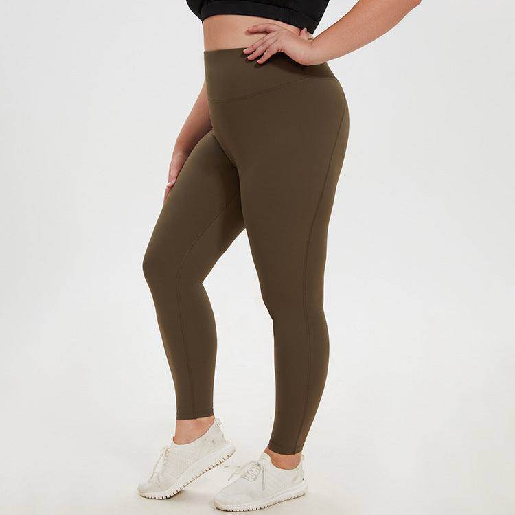 Plus Size High Waist Fitness Leggings
