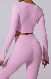 Long Sleeve Sports Yoga Set