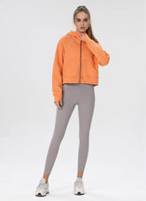 Yoga Long Sleeve Hooded Jacket