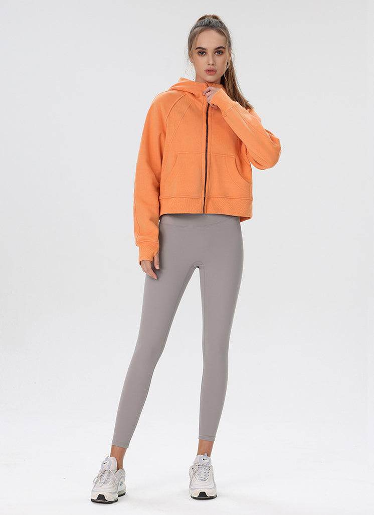 Yoga Long Sleeve Hooded Jacket