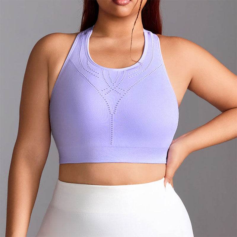 Racerback Sports Bra Yoga Crop Top