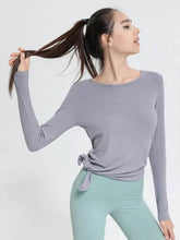 Long Sleeve Ribbed Sports T-Shirts