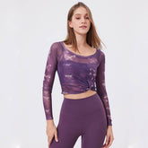 Flower Butterfly Two Pieces Sports T-Shirt