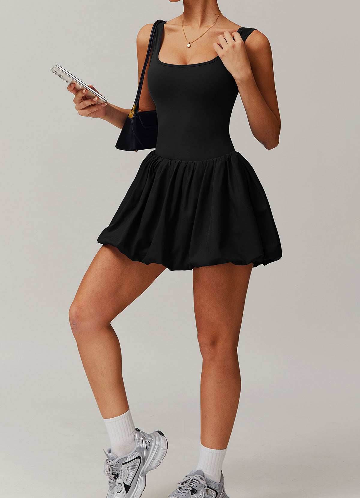 Athletic Tennis Dress With Pocket