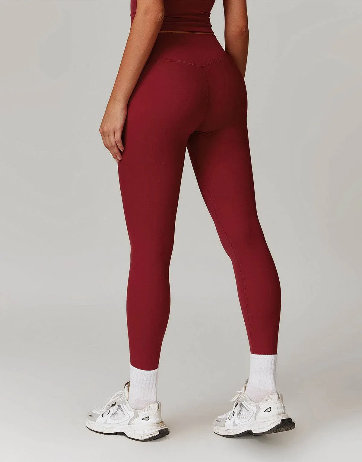 No Front Seam High Waist Sports Leggings -