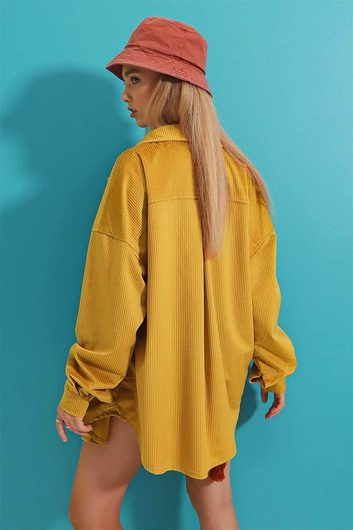 Corduroy Casual Long Sleeve Shirts