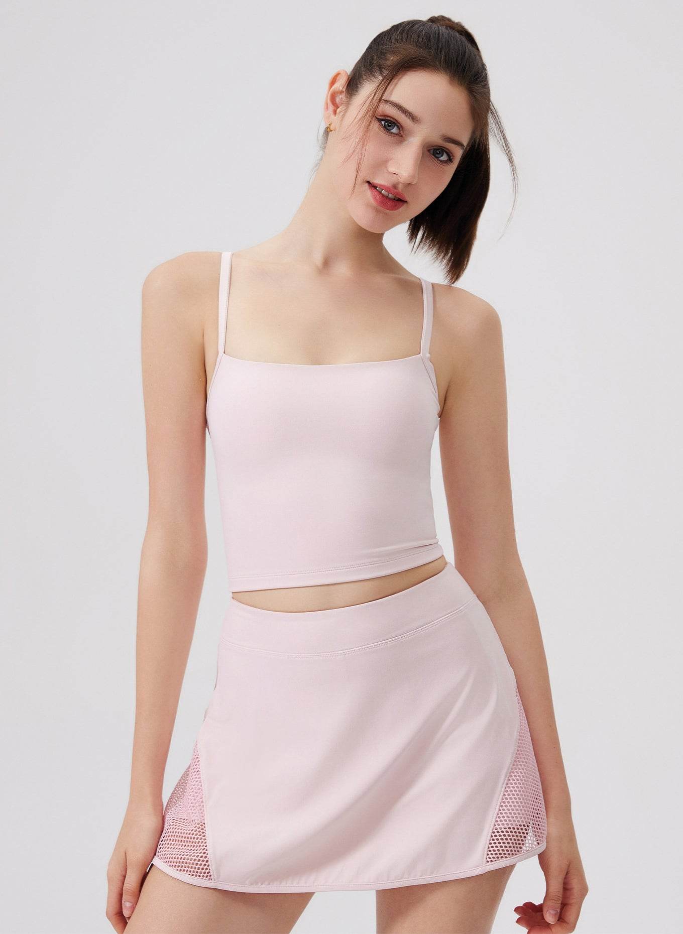 Bowknot Strappy Sports Tank Tops