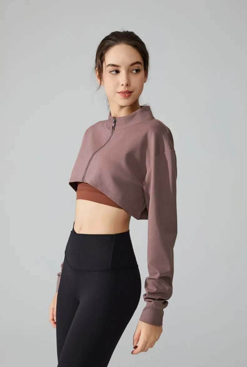 Short Loose Yoga Jacket