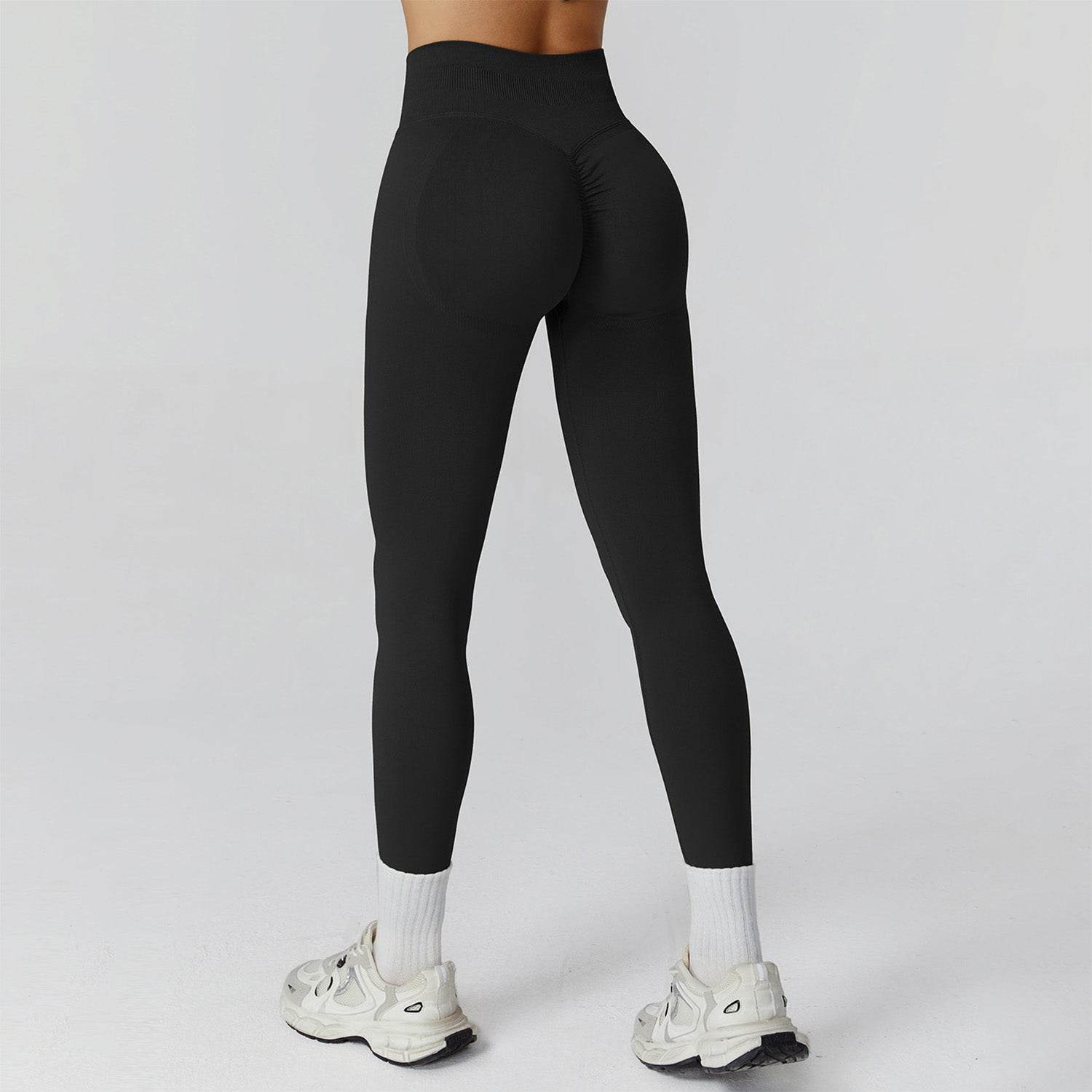 High Waist Workout Leggings Tummy Biker Pants