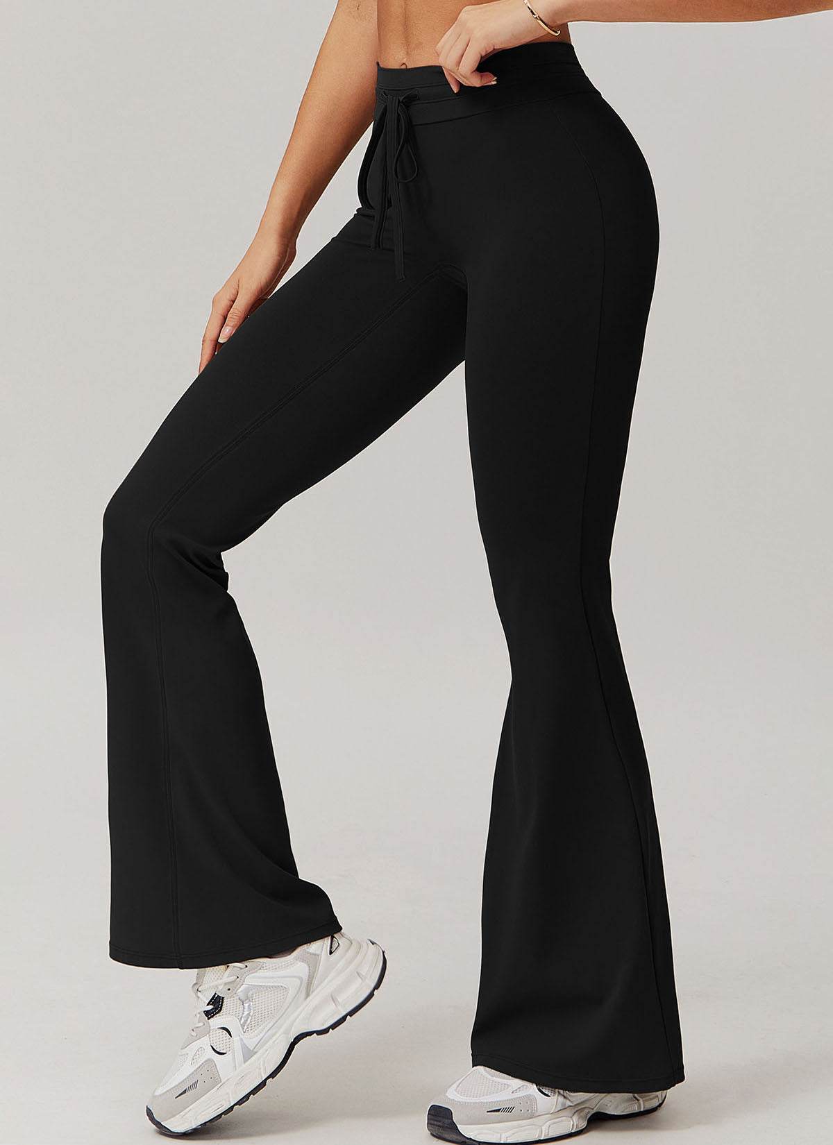 High Waist Wide Leg Yoga Flare Pants