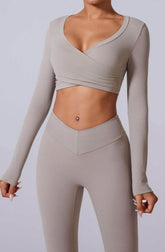Long Sleeve Sports Yoga Set