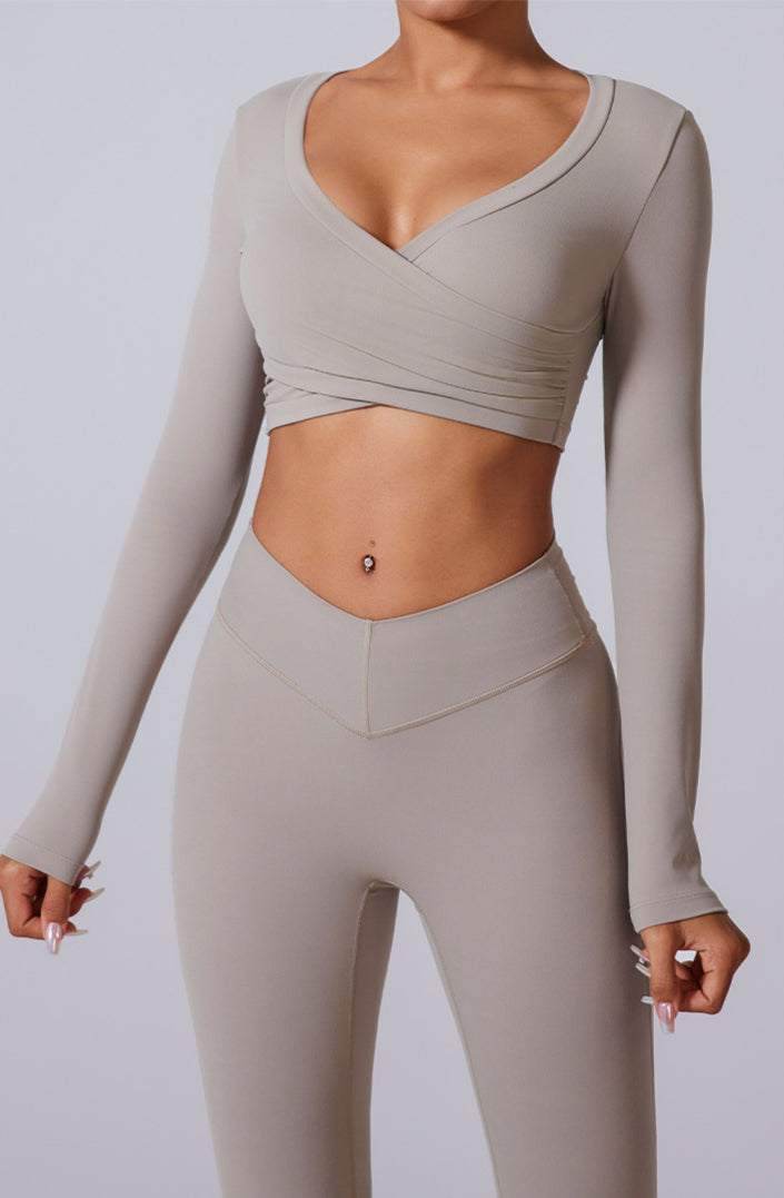 Long Sleeve Sports Yoga Set