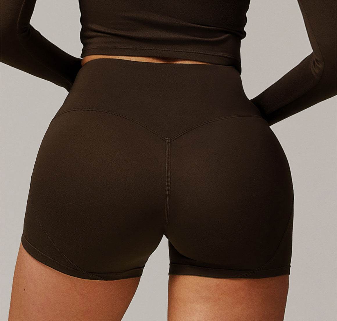 High Waisted Tummy Control Workout Biker Shorts