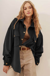 Corduroy Casual Long Sleeve Shirts