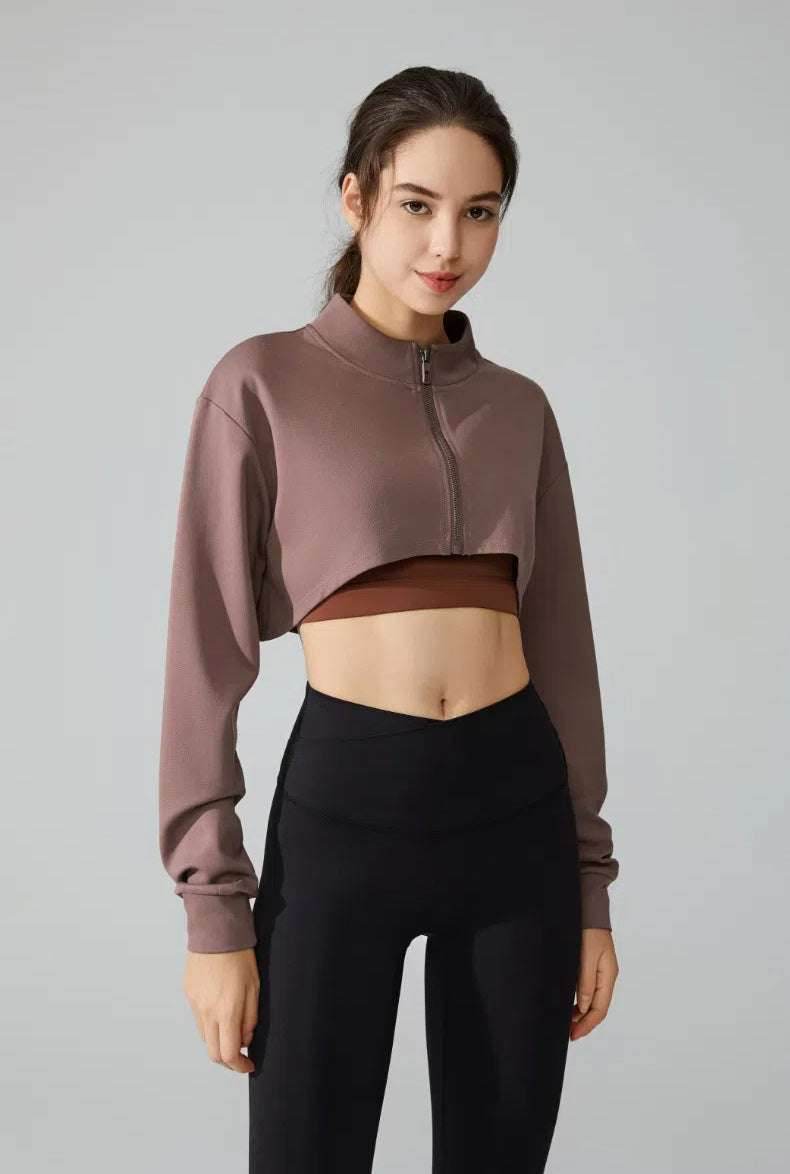 Short Loose Yoga Jacket