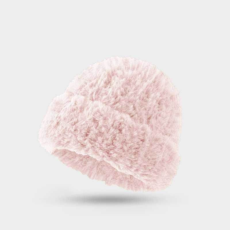 Soft Fuzzy Knitted Warm Beanie Hat