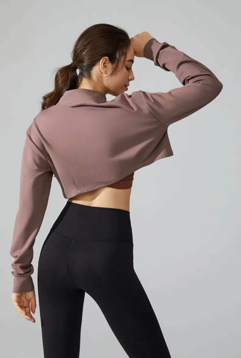 Short Loose Yoga Jacket